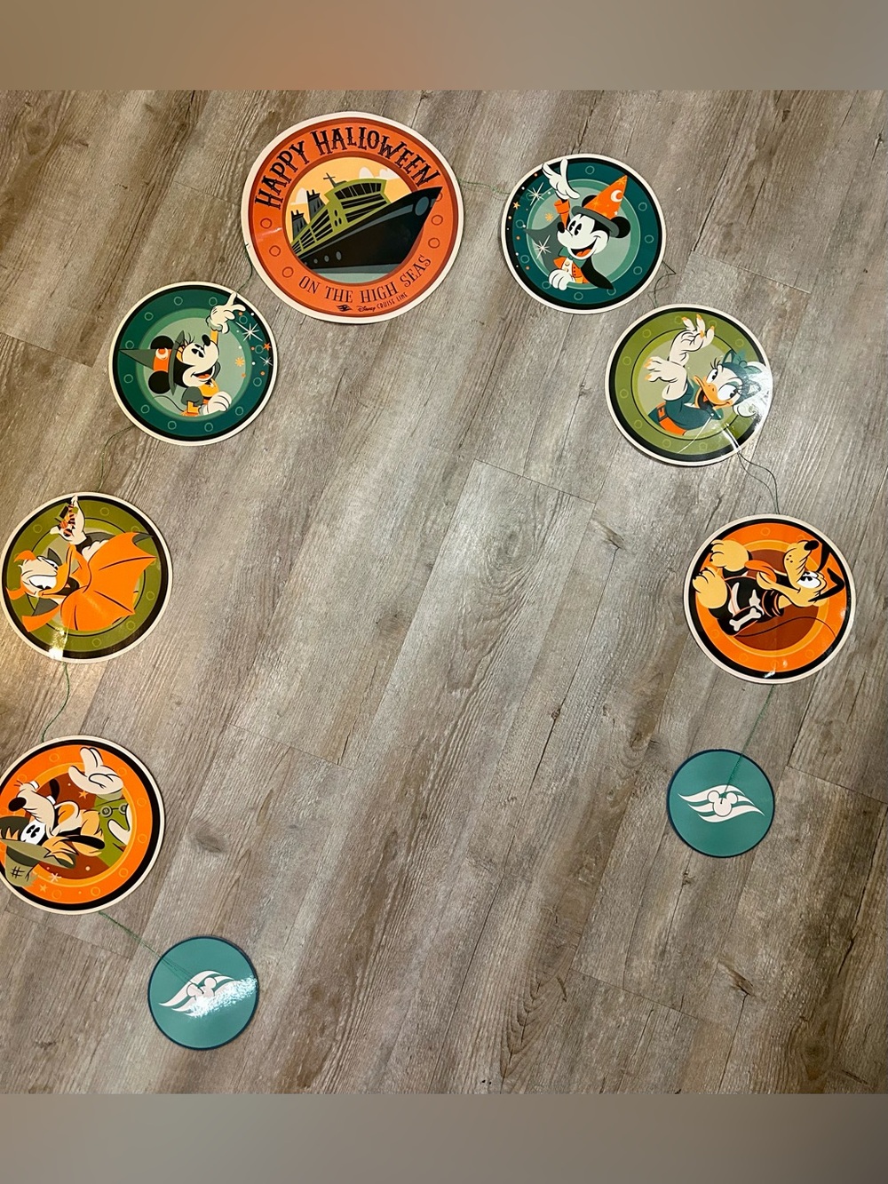 Halloween on the High Seas Disney Cruise Line Signs Door Banner